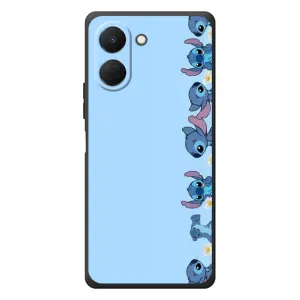 Чохол з принтом Стіч на TECNO Spark Go 3 (Стіч фон)