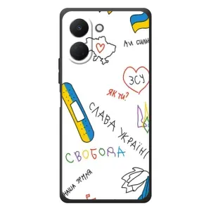 Чехлы Доброго вечора, ми за України для 

ТЕКНО Спарк Го 3 
 (AlphaPrint) (Стикер)
