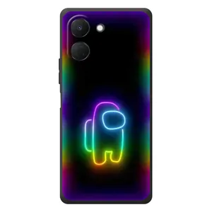 Чехол Амонг Ас для TECNO Spark Go 3 (AlphaPrint) (Яркий скин)