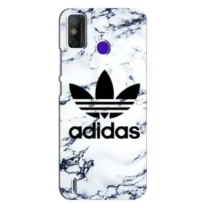 Чехлы Адидас для TECNO Spark Power 2 (LC8) (AlphaPrint) (Адидас на мраморе)