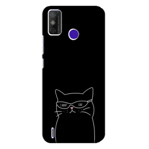 Чохол з малюнком кіт на TECNO Spark Power 2 (LC8) (Байдужий кіт)