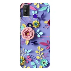 Чехлы с Цветами для TECNO Spark Power 2 (LC8) (VPrint) (Цветочный дизайн)
