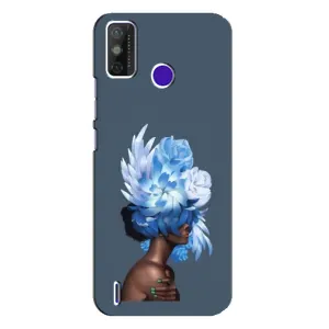 Чехлы (ART) Цветы на TECNO Spark Power 2 (LC8) (VPrint) (Квіти на голові)