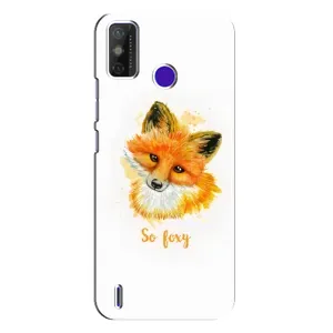 Чохли з картинкою Лисичка для TECNO Spark Power 2 (LC8) (VPrint) (Дівчинка Лиса)