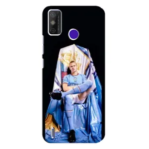 Чехлы с футболистом Ерлинг Холанд для TECNO Spark Power 2 (LC8) (AlphaPrint) (футболист Холанн)