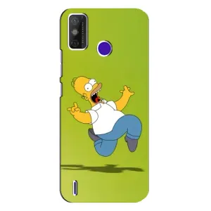 Чехол с Симпсонами для TECNO Spark Power 2 (LC8) (VPrint) (Гомер Симпсон)