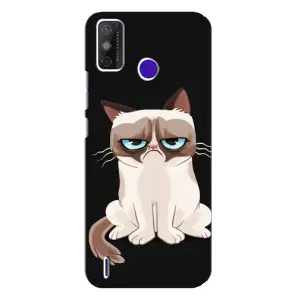 Чохол з принтом для TECNO Spark Power 2 (LC8) (AlphaPrint) Модні коти (Сумний кіт)