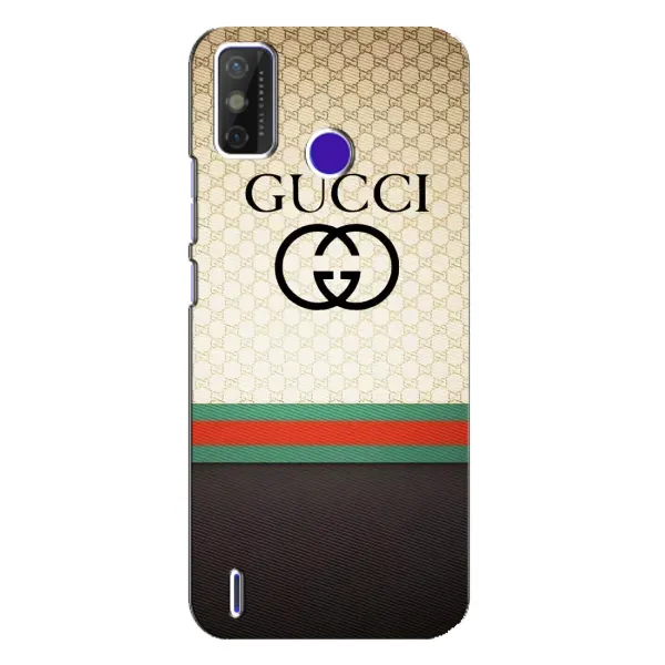 Чехол с принтом «GUCCI стиль» для TECNO Spark Power 2 (LC8)