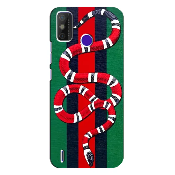 Чехол с принтом «Gucci змия» для TECNO Spark Power 2 (LC8)