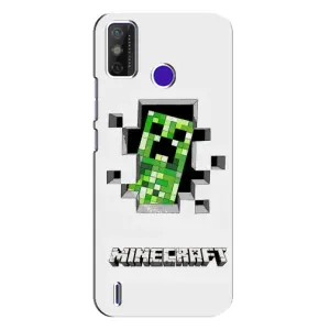 Чохол Майнкрафт на TECNO Spark Power 2 (LC8) (AlphaPrint) Minecraft (кріпер Майнкрафт)