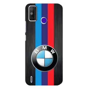 Чехол для Техно Спарк Павер 2 - с принтом БМВ (AlphaPrint) (Лого BMW)