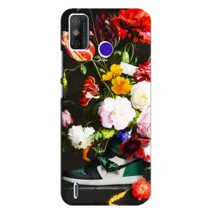 Бренднові Чохли для TECNO Spark Power 2 (LC8) - (PREMIUMPrint) (Nike цветы)