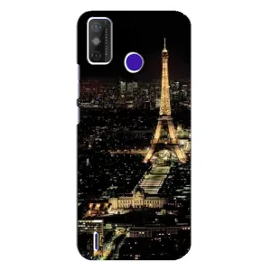 Чохол Ейфелева Вежа TECNO Spark Power 2 (LC8) - (AlphaPrint) (Нічний Париж)