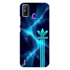 Чехлы Адидас для TECNO Spark Power 2 (LC8) (AlphaPrint) (Синий Адидас)