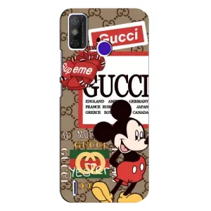Чохол Disney Mouse TECNO Spark Power 2 (LC8) (PREMIUMPrint) (Стильний Міккі)