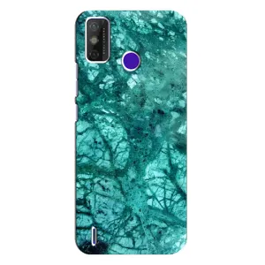 Мраморний чехол на TECNO Spark Power 2 (LC8) (VPrint) (Зелений мрамор)