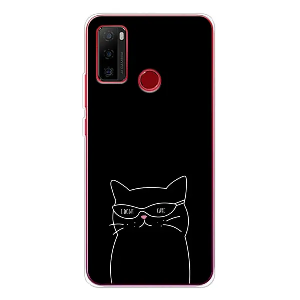 Чохол з принтом «Байдужий кіт» для Ulefone Note 10