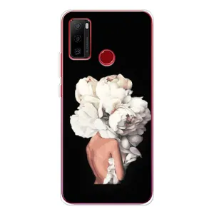 Чехлы (ART) Цветы на Ulefone Note 10 (VPrint) (Белые цветы)