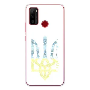 Чохли для Ulefone Note 10 Укр. Символіка (AlphaPrint) (Герб з букв)