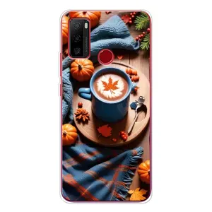 Чехол с принтом «Кофе и тыковки» для Ulefone Note 10