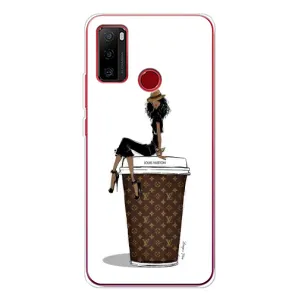 Чехлы Луи Витон для Ulefone Note 10 (AlphaPrint - LOUIS VUITTON) (кофе LOUIS VUITTON)