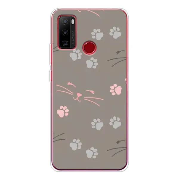 Чохол з принтом «Лапи і вуса» для Ulefone Note 10