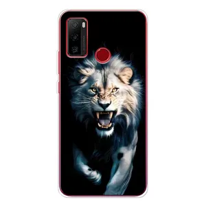 Чохол з принтом «Лев у темряві» для Ulefone Note 10