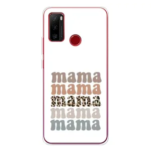 Чехол с принтом «Текстовый коллаж мама» для Ulefone Note 10