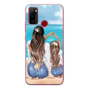 Чехол с печатью для Ulefone Note 10 - (Мама с ребенком) (AlphaPrint)