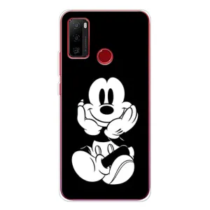 Эксклюзивный чехол для Ulefone Note 10 (AlphaPrint - Мультяшные) (Микки на черном)
