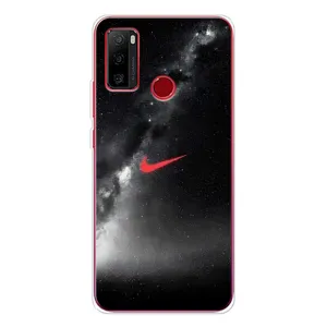 Чехол для Ulefone Note 10 - с принтом Найк (AlphaPrint) (Найк красный)