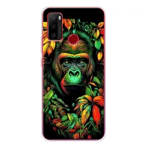 Чехол с принтом «Обезьяна в тропиках» для Ulefone Note 10
