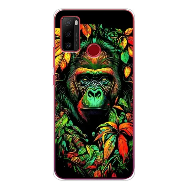 Чехол с принтом «Обезьяна в тропиках» для Ulefone Note 10