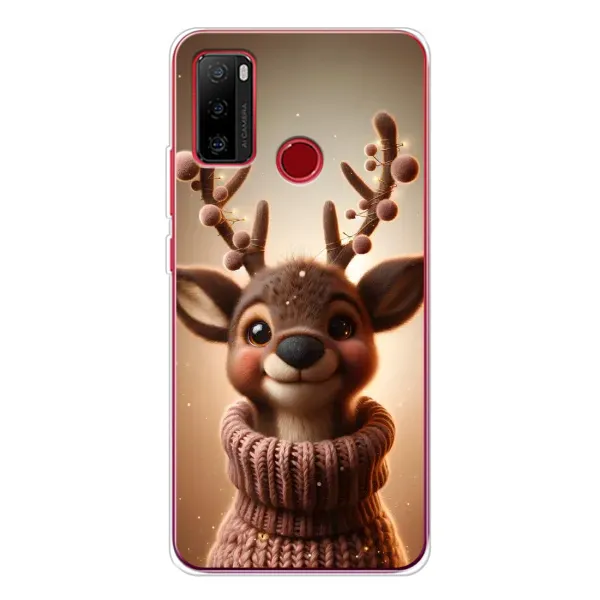 Чехол с принтом «Олень в свитере» для Ulefone Note 10