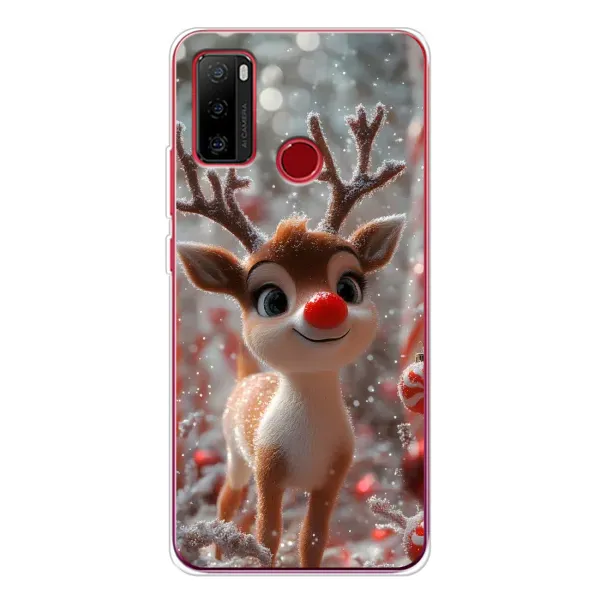 Чехол с принтом «Олень с носом» для Ulefone Note 10