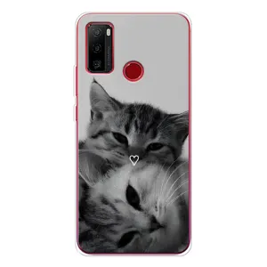 Чохол з принтом «Пара котів» для Ulefone Note 10