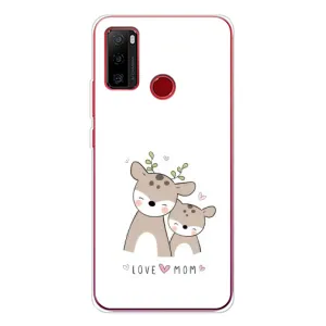 Чехол с принтом «Оленята мама и малыш» для Ulefone Note 10