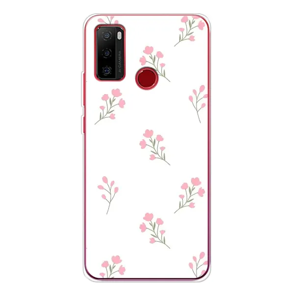 Чехол с принтом «Розовые цветы» для Ulefone Note 10