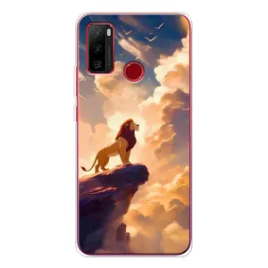Чехол с принтом «Симба на скале» для Ulefone Note 10