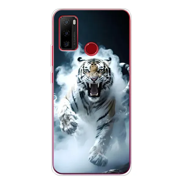 Чохол з принтом «Білий тигр у диму» для Ulefone Note 10 Чохол з принтом «Білий тигр у диму» для Ulefone Note 10