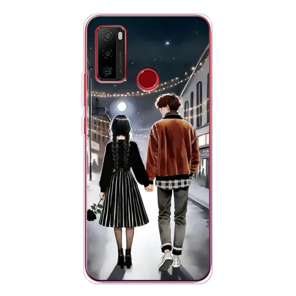 Чохол з принтом «Венздей та Тайлер» для Ulefone Note 10 Чохол з принтом «Венздей та Тайлер» для Ulefone Note 10
