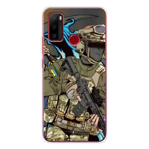 Чехлы с картинкой ЗСУ для Ulefone Note 10 (AlphaPrint)