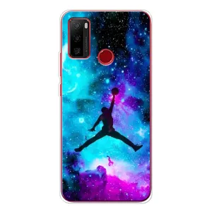 Чехлы для Ulefone Note 10 - с картинкой JORDAN (AlphaPrint) (Яркий Джордан)