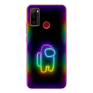 Чехол Амонг Ас для Ulefone Note 10 (AlphaPrint) (Яркий скин)