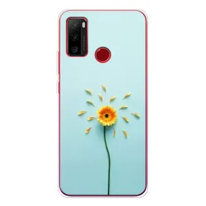 Чехлы с Цветами для Ulefone Note 10 (VPrint) (Желтый цветок)