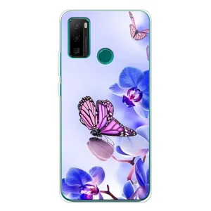 Чехлы с Цветами для Ulefone Note 10P (VPrint) (Бабочка на цветочке)