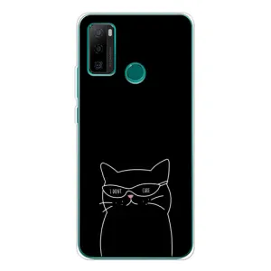 Чохол з принтом «Байдужий кіт» для Ulefone Note 10P