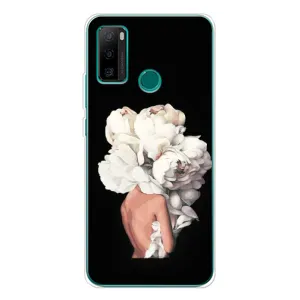 Чехлы (ART) Цветы на Ulefone Note 10P (VPrint) (Белые цветы)