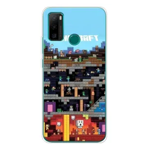 Чохол Майнкрафт на Ulefone Note 10P (AlphaPrint) Minecraft (фон Minecraft)
