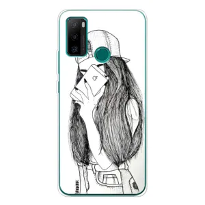 Чохол з принтом «Фото дівчини» для Ulefone Note 10P